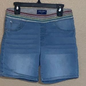 Arizona jean shorts for girls size 12 like new